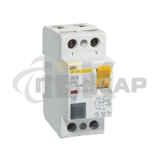 Выключатель дифференциального тока (УЗО) 2п 63А 300мА тип ACS ВД1-63S ИЭК MDV12-2-063-300