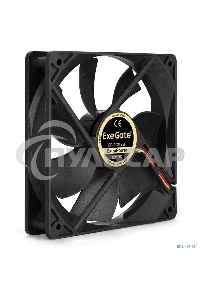 Вентилятор для корпуса ExeGate ExtraPower EP12025B3P черный, 120 мм, 1850 об/мин, 30 дБ, 3 pin