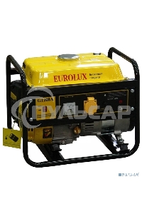 Электрогенератор бензиновый Eurolux G1200A, 1.1 кВт, 75 дБ, 22.5 кг