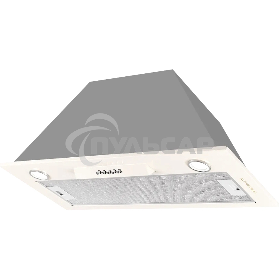 Вытяжка встраиваемая Kuppersberg Inlinea 70 CX кремовый/нержавеющая сталь, 70 см, 1300 куб. м/ч, 41 дБ