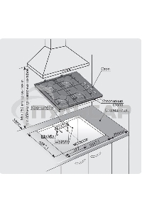 Газовая варочная панель Gefest СВН 2230 К11