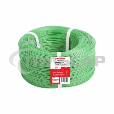 Провод ПГВА Rexant 1х1.00 мм², Cu, зеленый, бухта 200 м