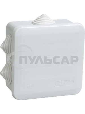 Коробка распаячная ОП 100х100х50 IP44 КМ41255 ИЭК UKOZ11-100-100-050-K41-44