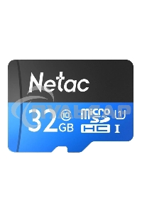 Флеш карта microSDHC 32Gb Netac P500 <NT02P500STN-032G-S> (без SD адаптера) 80Mb/s