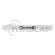 Линейка-уровень Matrix, 600 мм, металлическая, пластмассовая ручка 2 глазка MASTER