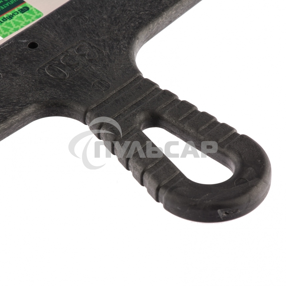 Шпатель из нержавеющей стали Сибртех 350 мм, зуб 10х10 мм, пластмассовая ручка 85507