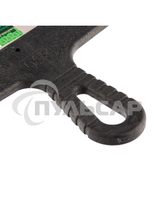 Шпатель из нержавеющей стали Сибртех 350 мм, зуб 10х10 мм, пластмассовая ручка 85507