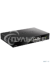 Коммутатор D-Link DGS-1010MP/A1A, L2 Unmanaged Switch with 9 10/100/1000Base-T portsand 1 1000Base-X SFPports(8 PoE ports 802.3af/802.3at (30 W), PoE Budget 125 W)