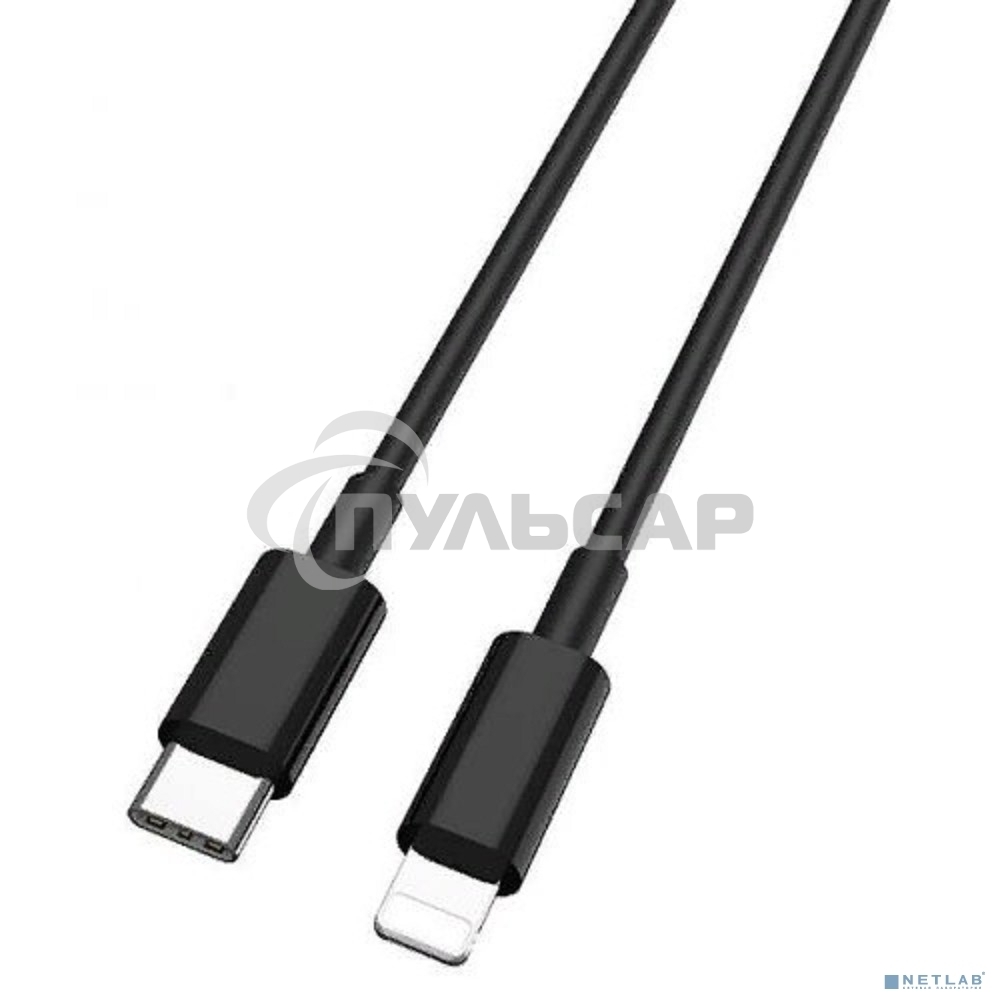 Кабель USB Cablexpert CCP-USB-CMLM2-1M, USB3.1 Type-C/Lightning, быстрая зарядка, 1м, пакет