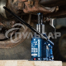 Домкрат гидравлический бутылочный телескопический, 10 т, подъем 180-430 мм Stels