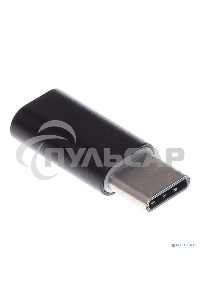 Переходник Buro USB Type-C (m)-microUSB (f) черный 