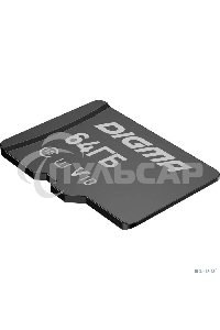 Флеш карта microSDXC 64Gb Class10 Digma CARD10 + adapter