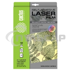 Пленка Cactus CS-LFSA415010 A4/150г/м2/10л./прозрачный самоклей. для лазерной печати