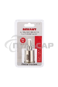 Коронка алмазная35 мм с центровочным сверлом Rexant