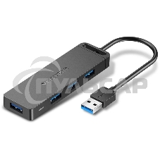 Концентратор Vention OTG USB 3.0 на 4 порта черный - 1м. Концентратор Vention OTG USB 3.0 на 4 порта черный - 1м.