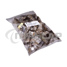 Коннектор Lanmaster RJ45 STP 8P8C, универсальный, cat.6, 100 шт.