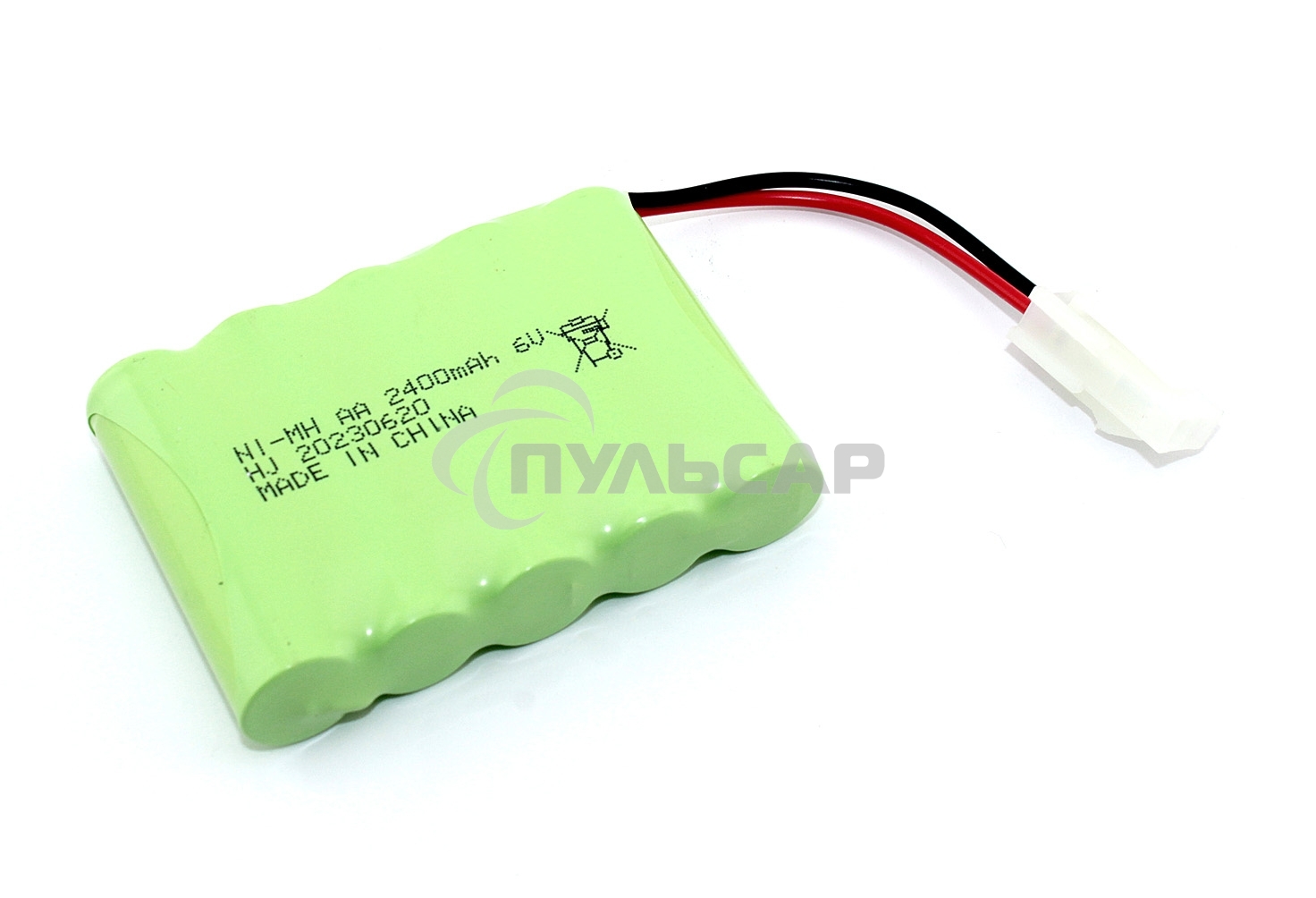 Аккумулятор Ni-Mh 6V 2400 mAh AA Flatpack разъем 5559