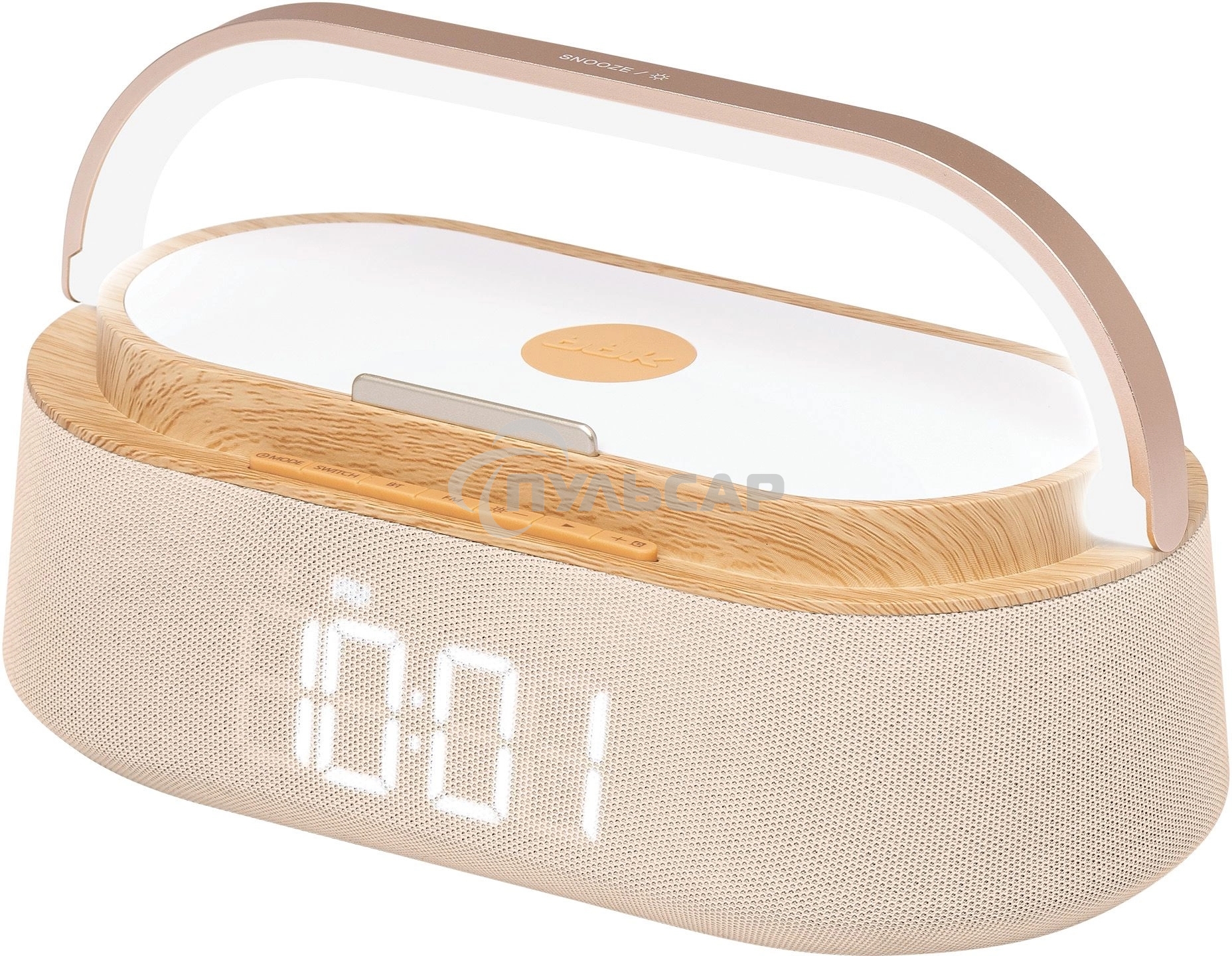 Колонка портативная BBK BTA2010 бежевый 10W 1.0 BT 10м 1800mAh (BTA2010 (BG))