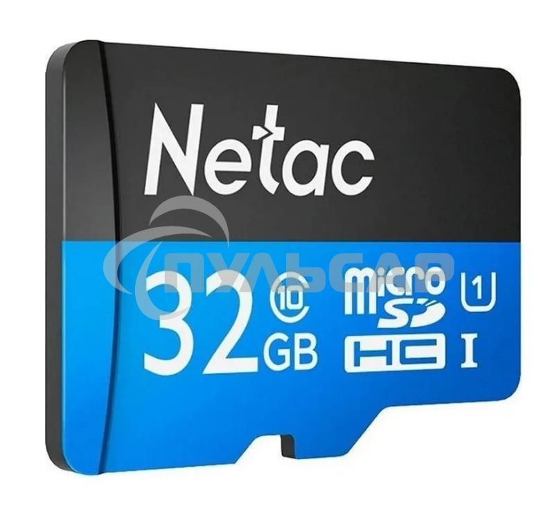 Флеш карта microSDHC 32Gb Netac P500 <NT02P500STN-032G-S> (без SD адаптера) 80Mb/s