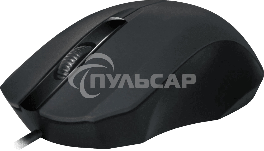 Мышь проводная Defender MM-310 черный, 1000 dpi, USB, кнопки - 3