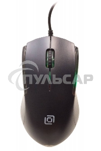 Мышь проводная Oklick 245M черный, 1000 dpi, USB, кнопки - 3