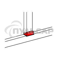 Отвод плоский LEGRAND 010735 с переходом на кабель-канал шириной 80мм, для кабель-каналов 80х35мм, 105х35мм, 80х50мм, 150х50мм