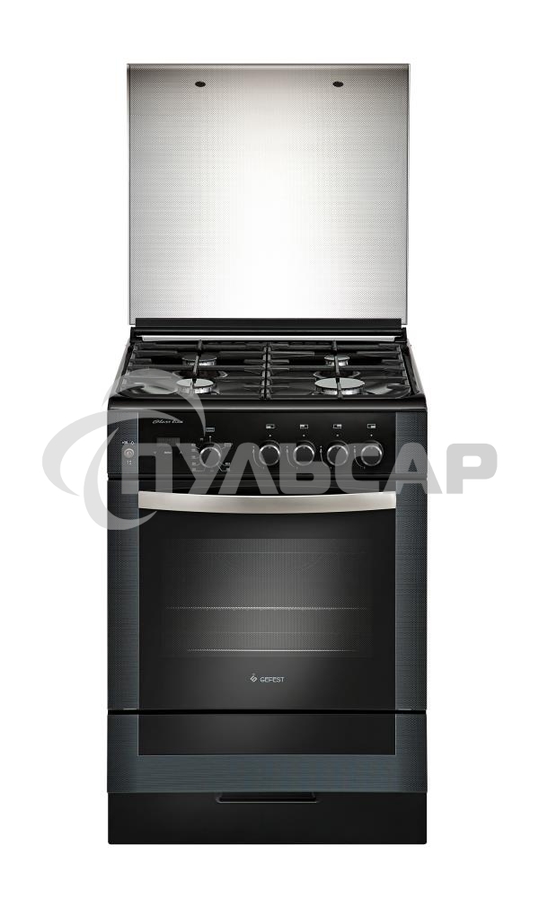 Плита газовая Gefest ПГ 6300-03 0046 черный, конфорок 4 шт, духовка 52 л, 60 см x 85 см x 60 см
