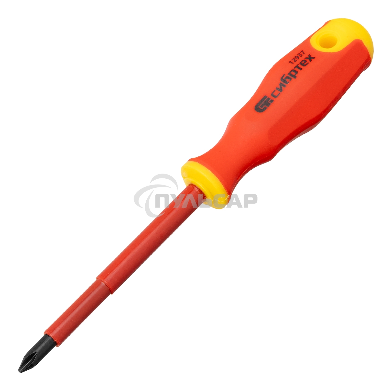 Набор отверток СИБРТЕХ 12937 диэлектрических до 1000в тестер crv двухкомпонентные рукоятки (5шт.)