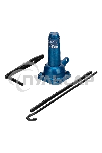 Домкрат механический бутылочный, 2 т, h подъема 270–485 мм, 2 части (домкрат, ручка) Stels