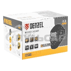 Щиток защитный лицевой (маска сварщика) F6, см. окно 93х43, Real Color, DIN 5-8/9-13 Denzel