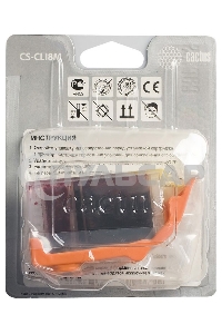 Картридж струйный Cactus CS-CLI8M пурпурный (12 мл) для Canon Pixma MP500, MP510, MP520, MP530, MP600, MP800, MP810, MP830, MP970, MX700, 850, iP3300, iP3500, iP4200, iP5200, iP5300, iP6600D, iP6700D, iX4000, iX5000, Pro 9000