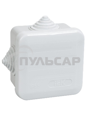 Коробка распаячная ОП 70х70х40 IP44 КМ41236 (4 гермоввода) ИЭК UKOZ11-070-070-040-K41-44