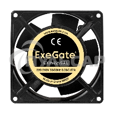Вентилятор для корпуса ExeGate EX09225SAL черный, 92 мм, 2450 об/мин, 31 дБ