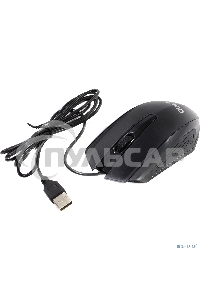 Мышь проводная Dialog Comfort MOС-19U черный, 1200 dpi, USB, кнопки - 3