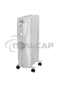 Обогреватель масляный Engy EN-1307F Classic (7 секций), белый, 2000 Вт, 25 м2, термостат