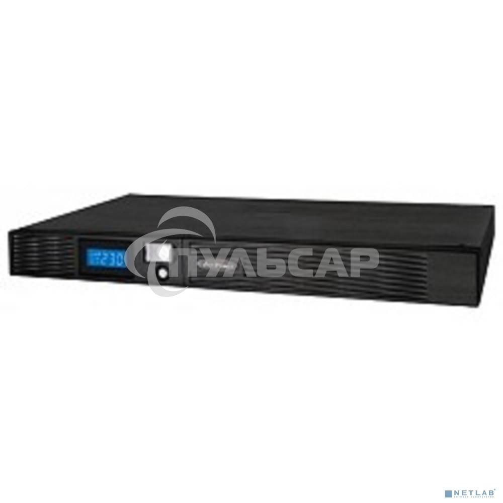 Источник бесперебойного питания Line-Interactive CyberPower PR1000ELCDRT1U 1000VA/800W USB/RS-232/EPO/SNMPslot (6 IEC С13)