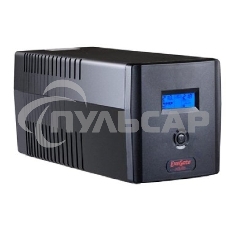 Источник бесперебойного питания ExeGate EP212519RUS SpecialPro Smart LLB-1000.LCD.AVR.4SH.RJ.USB 1000VA, черный, 4 евророзетки, USB