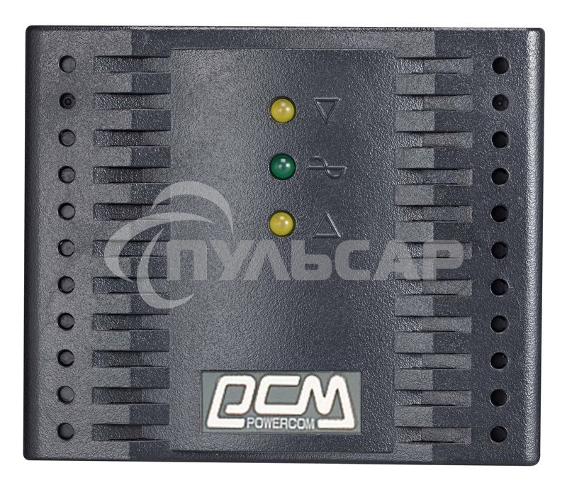 Стабилизатор напряжения Powercom Voltage Regulator, 3000VA, Black, Schuko