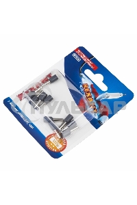 Наконечник штыревой втулочный Rexant изолированный, F-9 мм, 4 мм², НШВи 4.0-9 / Е 4,0-9 / Е4009, серый, в упак. 10 шт.