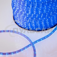 Дюралайт Neon-night LED, постоянное свечение (2W) - синий Эконом 24 LED/м, бухта 100м