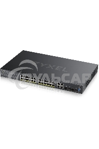 Гибридный L2 коммутатор PoE+ Zyxel NebulaFlex Pro GS2210-28HP, rack 19