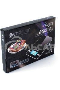 Весы кухонные электронные Endever Skyline KS-527, вес от 2 г до 5 кг. Закаленное стекло повышенной прочности, LCD-дисплей, авто откл.