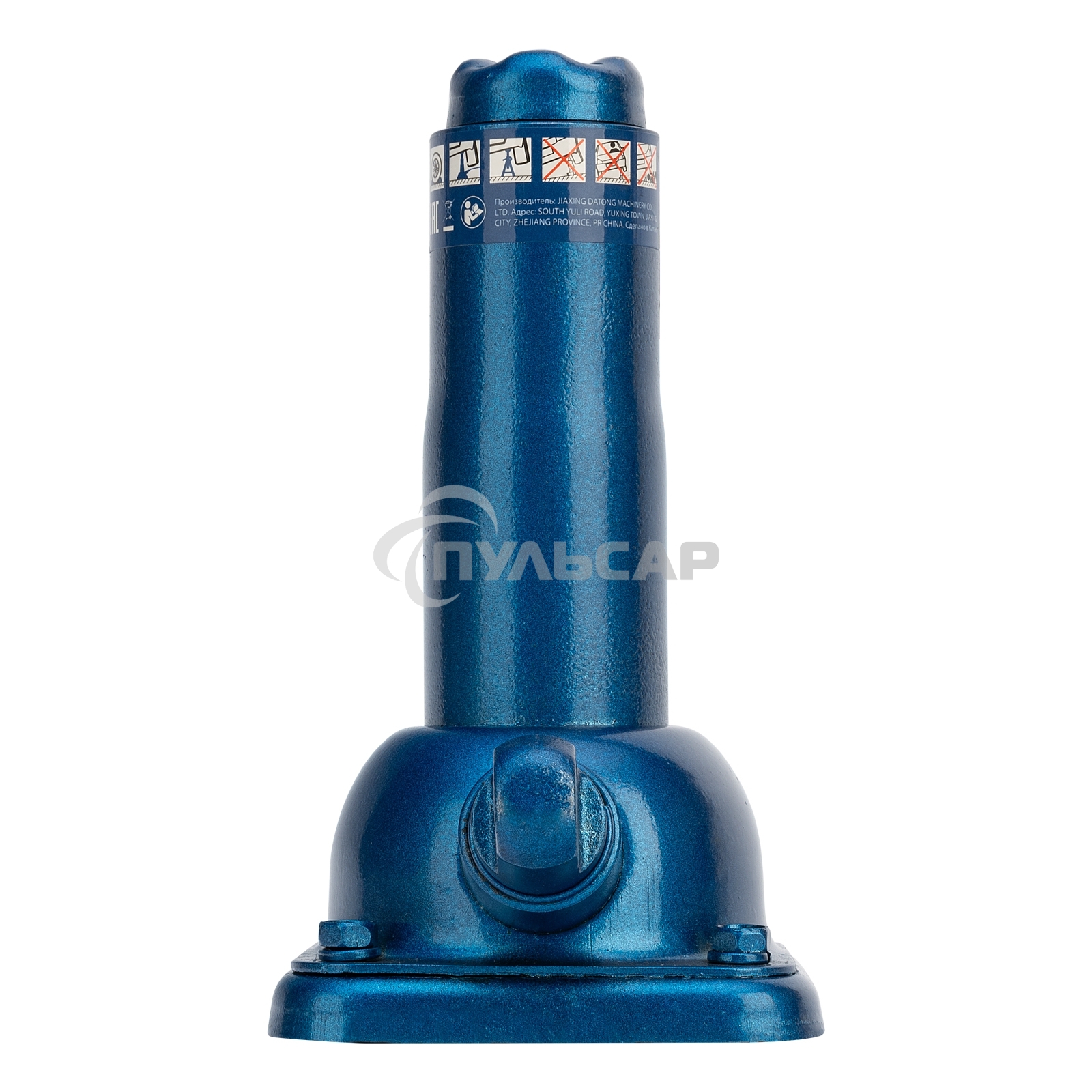 Домкрат механический бутылочный, 2 т, h подъема 270–485 мм, 2 части (домкрат, ручка) Stels