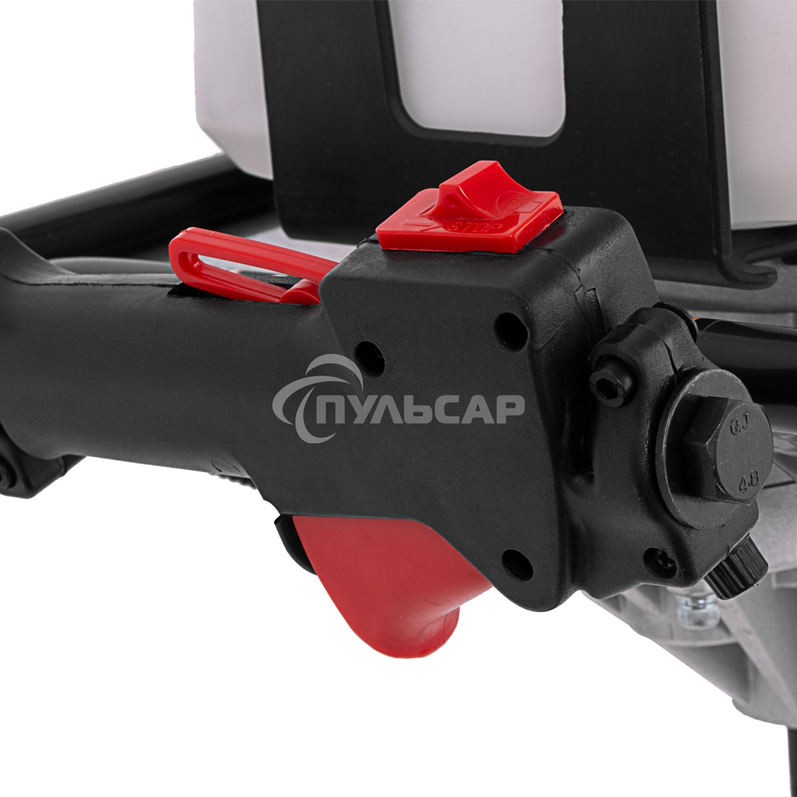 Мотобур DX-52, объем двигателя 52 см3, соединение 20 мм, без шнека Denzel