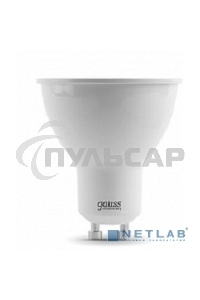 Лампа cветодиодная LED Gauss Elementary MR16 GU10 7W 530lm 3000К 13617