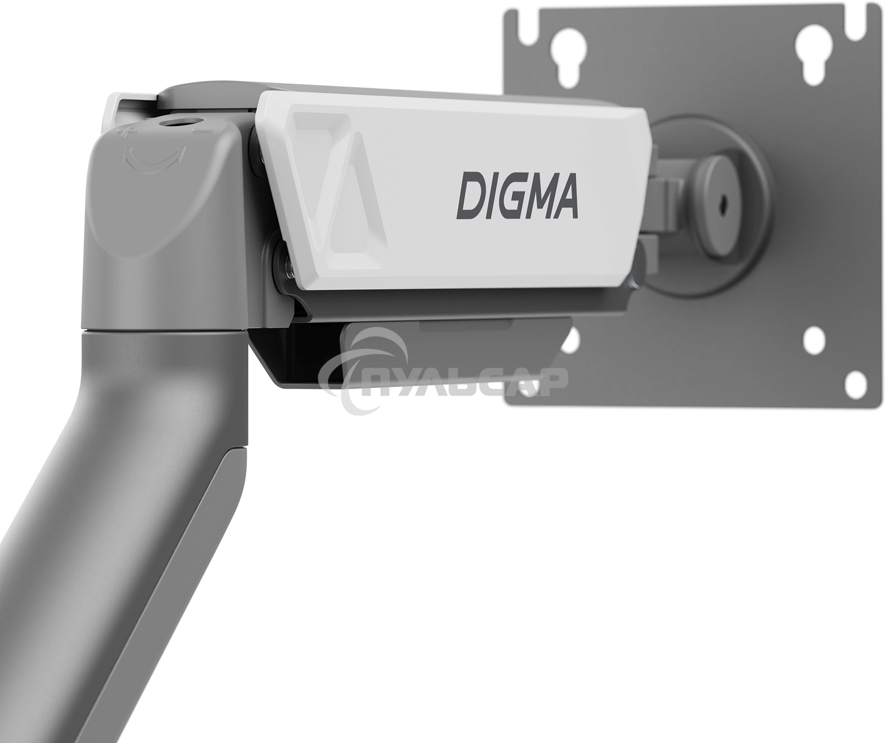 Кронштейн для мониторов ЖК Digma D-MM101 серый 17