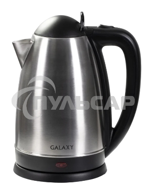 Чайник электрический Galaxy GL 0321, серый, металл, 2000 Вт, 2,5 л, корпус из нержавеющей стали AISI 304, скрытый нагревательный элемент из нержавеющей стали AISI 304, индикатор работы