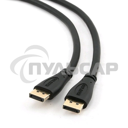 Кабель DisplayPort Gembird/Cablexpert, 1м, 20M/20M, черный, экран, пакет(CC-DP-1M)