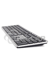 Клавиатура беспроводная Gembird KBW-3, USB, серебристый/черный