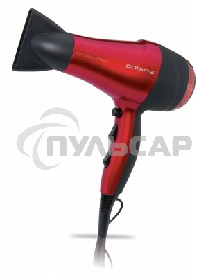 Фен Polaris PHD 2077i 2000Вт красный/черный